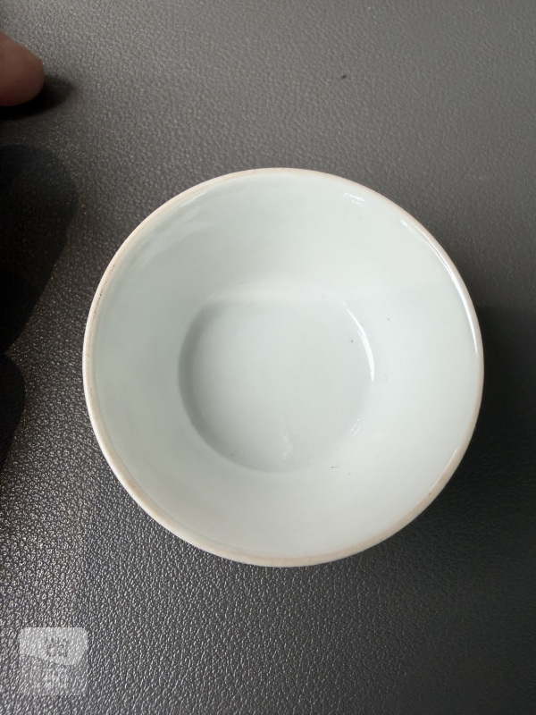 清 矾红百蝠纹套杯一组十件 - 图8